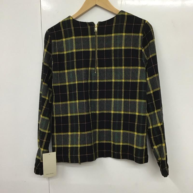 ザラ ZARA カットソー 長袖 8453/626/330 S チェック マルチカラー / マルチカラー / レディース USED 古着 中古 10131840