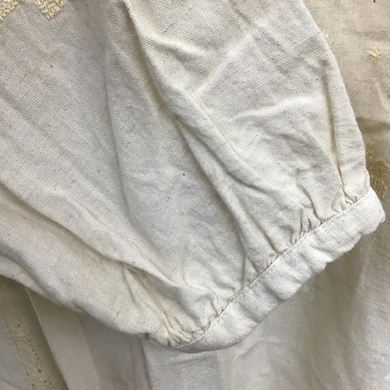 ザラ ZARA TRAFALUC ワンピース ロングスカート 長袖シャツワンピース ロングワンピース カジュアルワンピース フレアスカート M 無地 オフホワイト / オフホワイト / レディース USED 古着 中古 10105932
