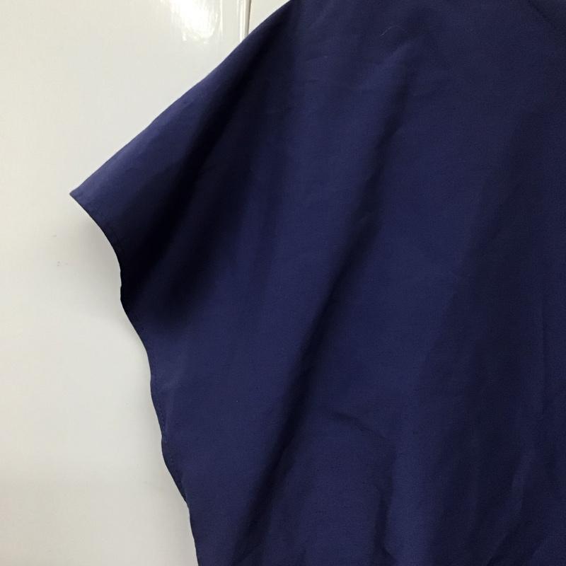 マッキントッシュフィロソフィー MACKINTOSH PHILOSOPH カットソー 半袖 H5M53-146-25 フレンチスリーブ Vネック 38 無地 青 / ブルー / レディース USED 古着 中古 10131276