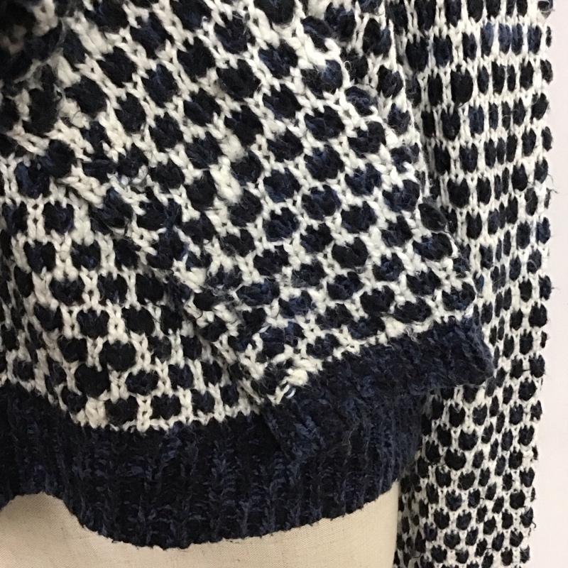 アバクロンビーアンドフィッチ ABERCROMBIE&FITCH ニット、セーター 長袖 クロップド丈 M  黒 / ブラック / X 白 / ホワイト / X 緑 / グリーン /  レディース USED 古着 中古 10116736