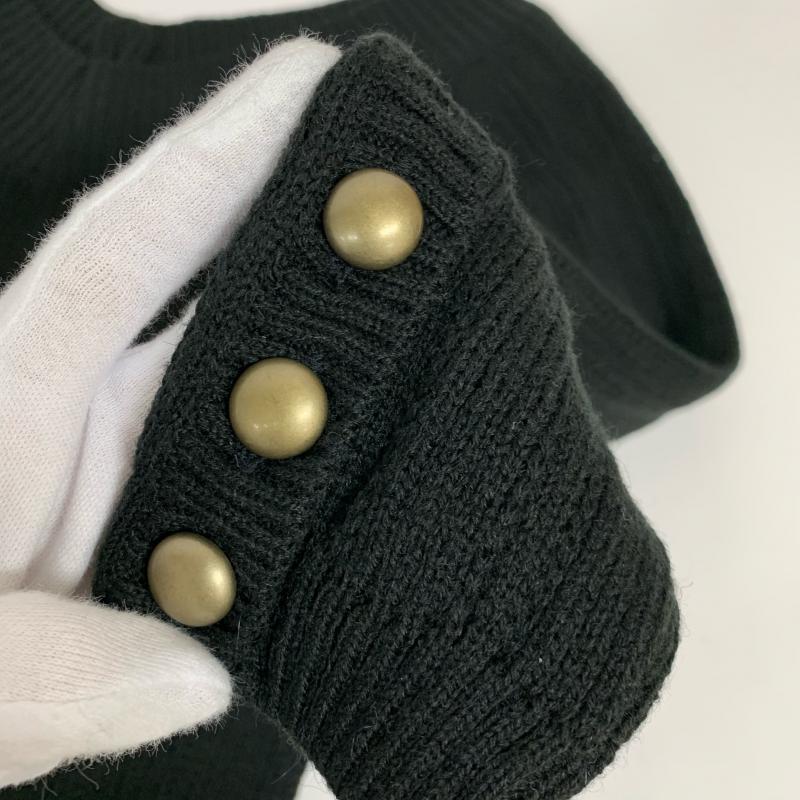 アナイ ANAYI ニット、セーター 長袖 38 無地 黒 / ブラック / レディース USED 古着 中古 10015918