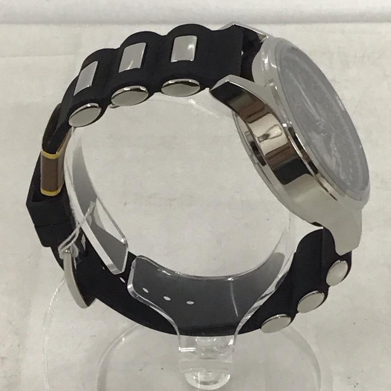 フルボデザイン Furbo design 腕時計 アナログ(クォーツ式) H016 ラバーベルト ロゴ、文字 黒 / ブラック / メンズ USED 古着 中古 10135245