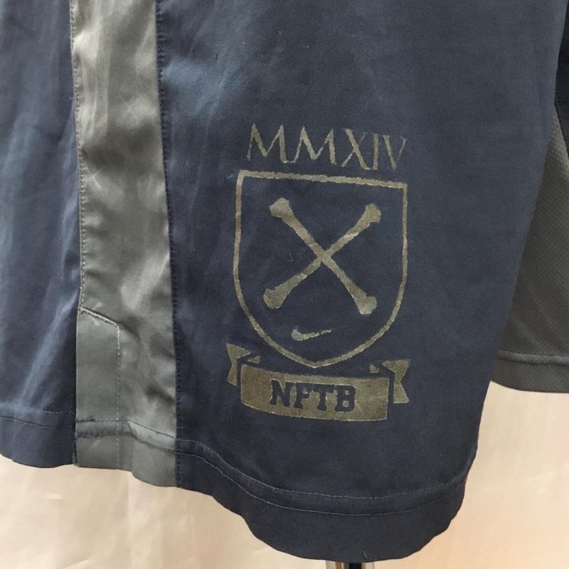 ナイキ NIKE パンツ ショートパンツ ショートパンツ ハーフパンツ カジュアルパンツ スポーツウェア XL ロゴ、文字 灰 / グレー / X 紺 / ネイビー / メンズ USED 古着 中古 10108783