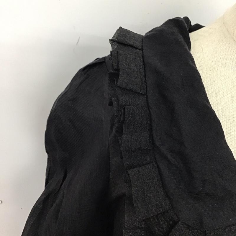 スナイデル SNIDEL シャツ、ブラウス 七分袖 SFBD10119-102 シアー FREE 無地 黒 / ブラック / レディース USED 古着 中古 10114904