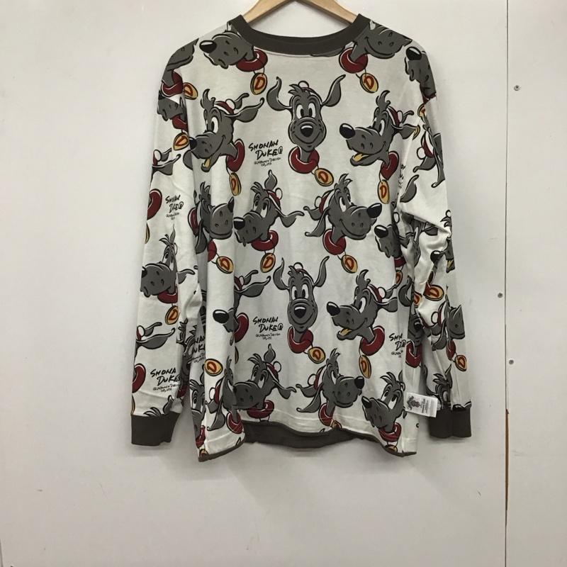 ショーナンデューク SHONAN DUKE Tシャツ 長袖 リバーシブル L プリント マルチカラー / マルチカラー / メンズ USED 古着 中古 10136680