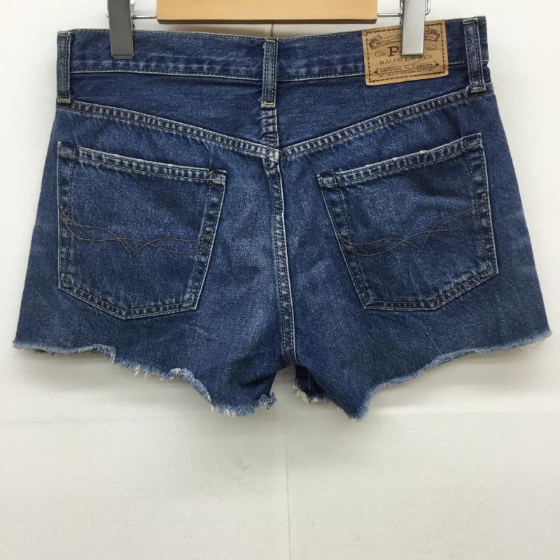 ポロラルフローレン POLO RALPH LAUREN パンツ ショートパンツ 27インチ 無地 インディゴ / インディゴ / レディース USED 古着 中古 10139669