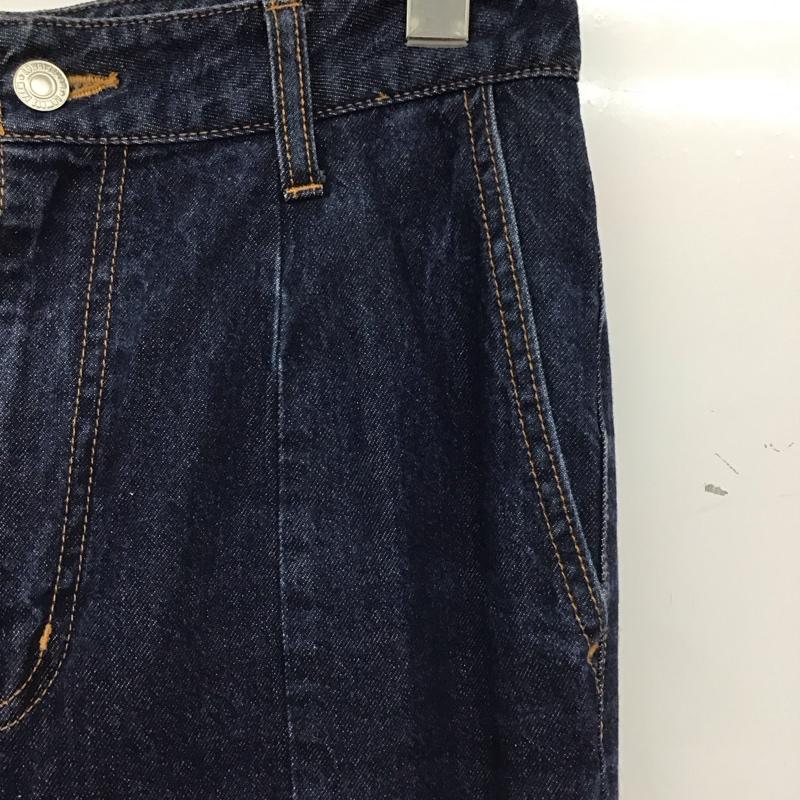 ローリーズファーム LOWRYS FARM パンツ デニム、ジーンズ サイドスリット L 無地 インディゴ / インディゴ / レディース USED 古着 中古 10137210