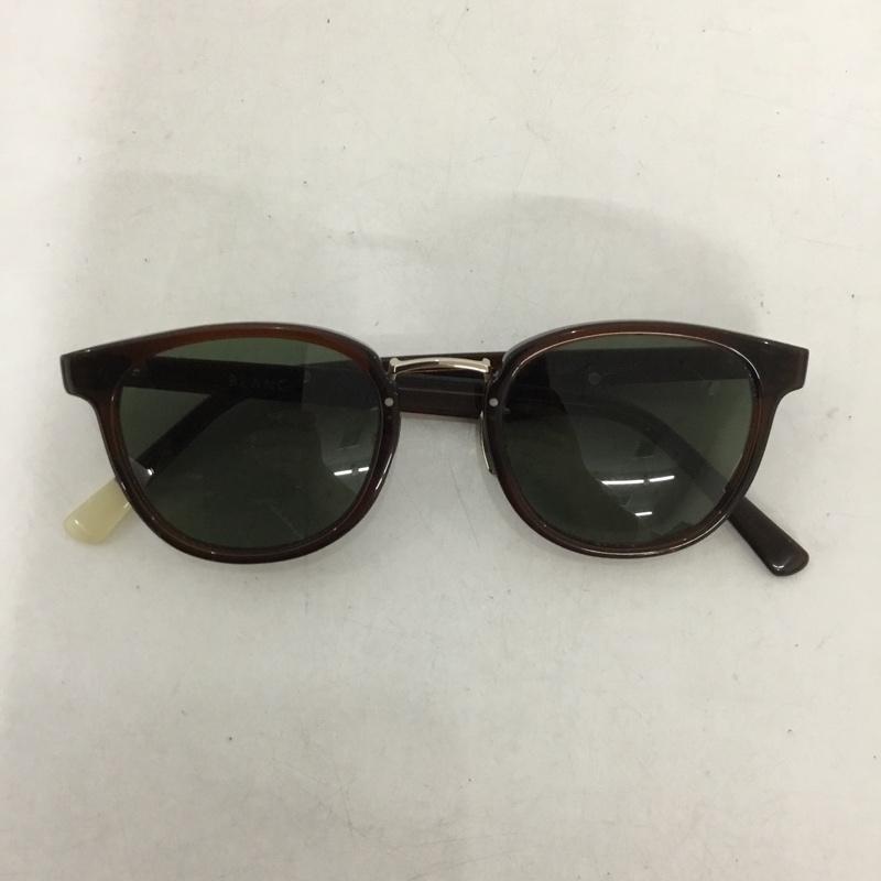 ブラン BLANC.. めがね・サングラス サングラス BM002 カラーレンズ 無地 茶 / ブラウン / メンズ USED 古着 中古 10131714