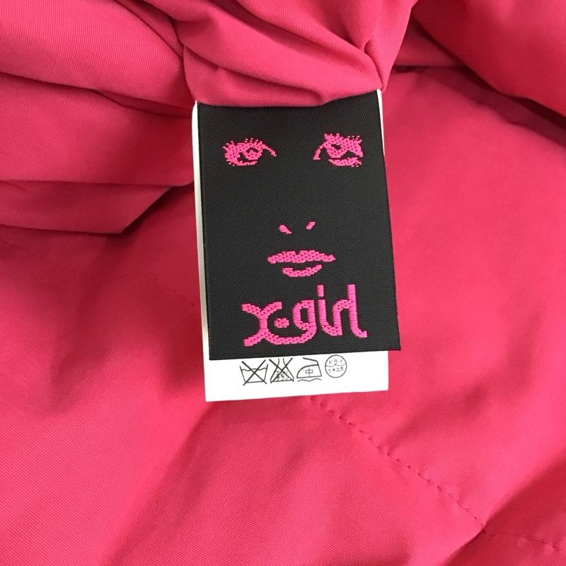 エックスガール X-girl ジャケット、上着 ジャケット、ブレザー 0593501 中綿 リバーシブル チェック 2 ロゴ、文字 マルチカラー / マルチカラー / レディース USED 古着 中古 10120862