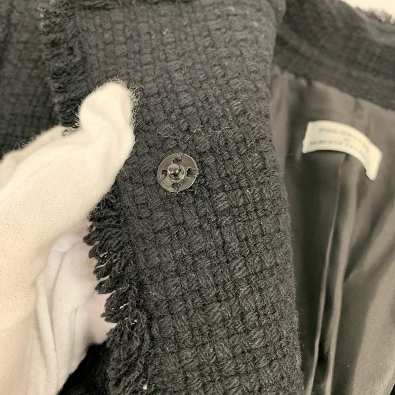 フィロソフィーアルベルタフェレッティー PHILOSOPHY DI ALBERTA FERRETTI コート コート一般 42 無地 黒 / ブラック / レディース USED 古着 中古 10012462