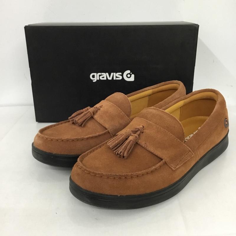 グラヴィス gravis ローファー ローファー 598854-0002 ODJICK TASSEL タッセル 27.5cm 箱有 27.5cm 無地 茶 / ブラウン / メンズ USED 古着 中古 10130018