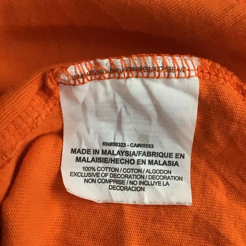 ナイキ NIKE Tシャツ 半袖 半袖カットソー プリントTシャツ クルーネックカットソー スポーツウェア S プリント 橙 / オレンジ / メンズ USED 古着 中古 10107254