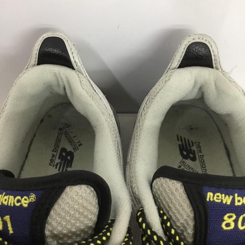 ニューバランス New Balance スニーカー スニーカー M801 AT 28cm 28.0cm ロゴ、文字 灰 / グレー / X 黒 / ブラック / メンズ USED 古着 中古 10142716