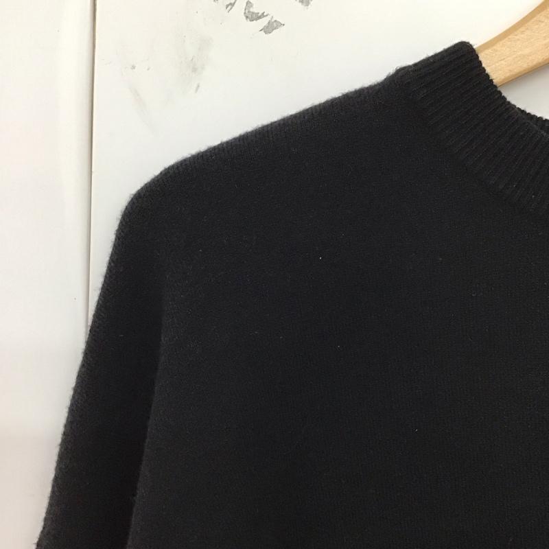 ザラ ZARA ニット、セーター 長袖 S 無地 黒 / ブラック / レディース USED 古着 中古 10129332