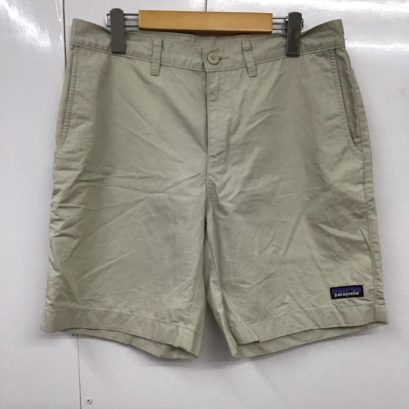 パタゴニア patagonia パンツ ショートパンツ 57805SP22 ライトウェイト オールウェア ヘンプ ショーツ 8インチ 31 ロゴ、文字 アイボリー / アイボリー / メンズ USED 古着 中古 10117737