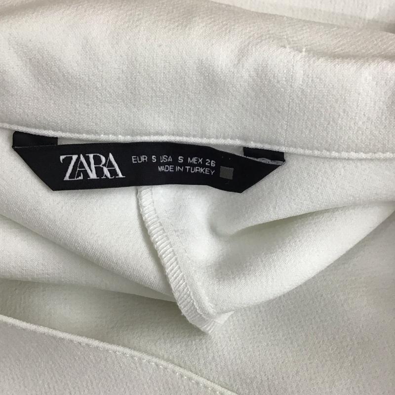 ザラ ZARA ワンピース・ドレス・オールインワン ワンピース・ドレス・オールインワン ノースリーブオールインワン ショートパンツ S 無地 白 / ホワイト / レディース USED 古着 中古 10118609