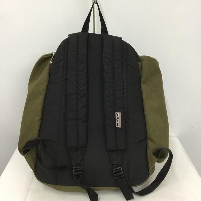 ジャンスポーツ JANSPORT リュックサック、デイパック リュックサック、デイバッグ FIELD PACK DEMOGORGON HUNTER ストレンジャーシングス ロゴ、文字 黒 / ブラック / X カーキ / カーキ / メンズ USED 古着 中古 10138498