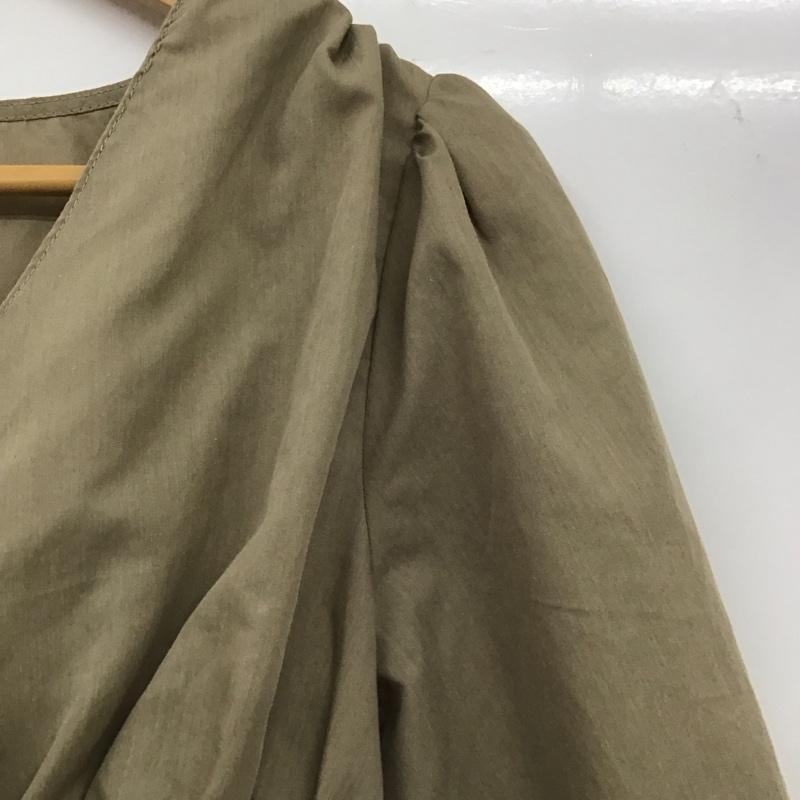 フィフス fifth カットソー 七分袖 M 無地 ベージュ / ベージュ / レディース USED 古着 中古 10131048