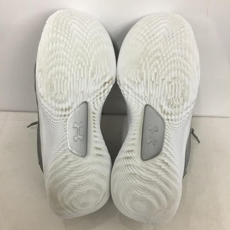アンダーアーマー UNDER ARMOUR スニーカー スニーカー 3024031-100 Curry8 28cm 28.0cm ロゴ、文字 灰 / グレー / メンズ USED 古着 中古 10138540