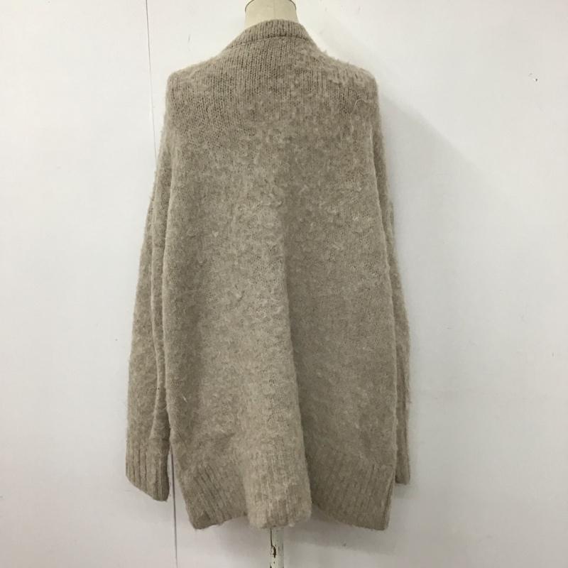 ローリーズファーム LOWRYS FARM カーディガン 長袖 ニットカーディガン FREE 無地 ベージュ / ベージュ / レディース USED 古着 中古 10123585