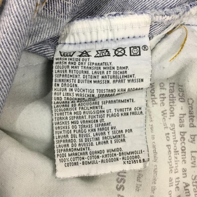 リーバイス Levi s パンツ デニム、ジーンズ W32 L32 32インチ 無地 青 / ブルー /  メンズ USED 古着 中古 10120996