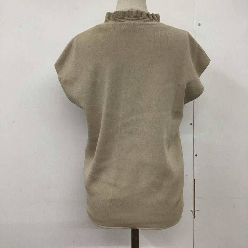 テチチ Te chichi ベスト ベスト ノースリーブカットソー ニットベスト プルオーバー FREE 無地 ベージュ / ベージュ / レディース USED 古着 中古 10124123