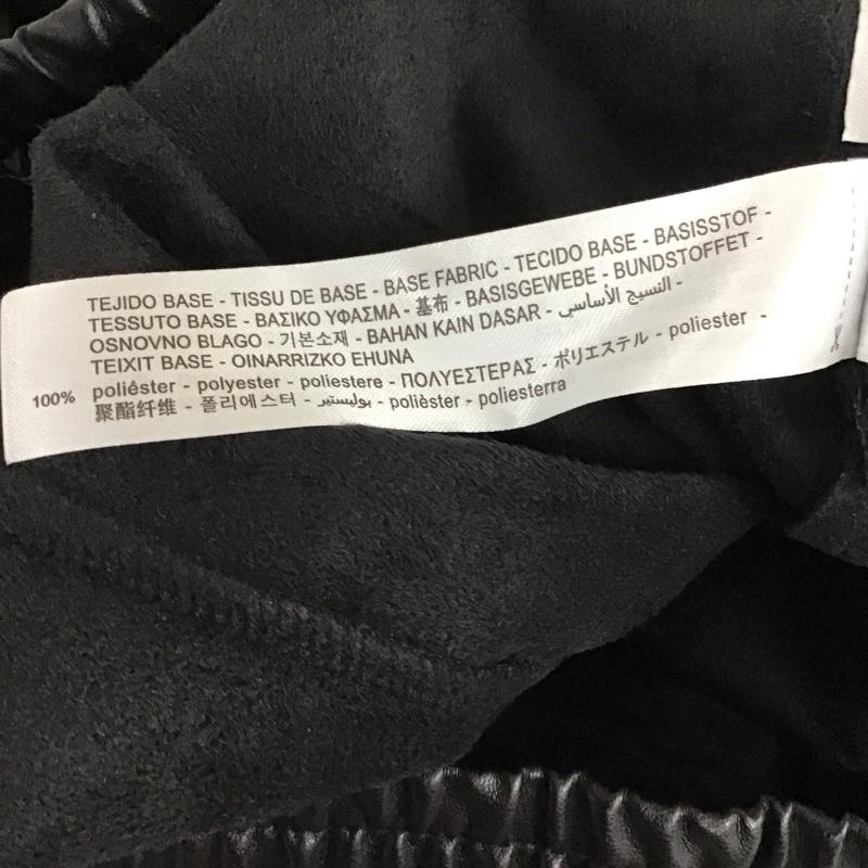 ザラ ZARA ボトムス ボトムス 7102 154 800 フェイクレザーパンツ L 無地 黒 / ブラック / レディース USED 古着 中古 10120864