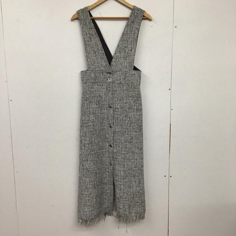 ザラ ZARA ワンピース・ドレス・オールインワン ワンピース・ドレス・オールインワン ノースリーブワンピース ロングスカート タイトスカート S 総柄 白 / ホワイト / X 黒 / ブラック / レディース USED 古着 中古 10134326