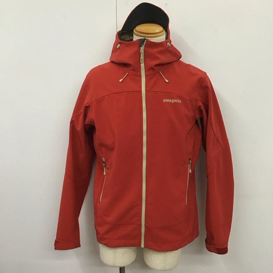 パタゴニア patagonia ジャケット、上着 ジャケット、ブレザー ジップアップジャケット ジャンパー ジャケット パーカージャケット アウター M ロゴ、文字 赤 / レッド /  メンズ USED 古着 中古 10124159