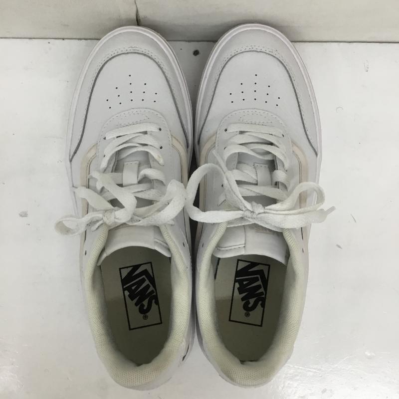 バンズ VANS スニーカー スニーカー ISSAC イサック V3942 24.5cm ロゴ、文字 白 / ホワイト / X ベージュ / ベージュ / レディース USED 古着 中古 10136327