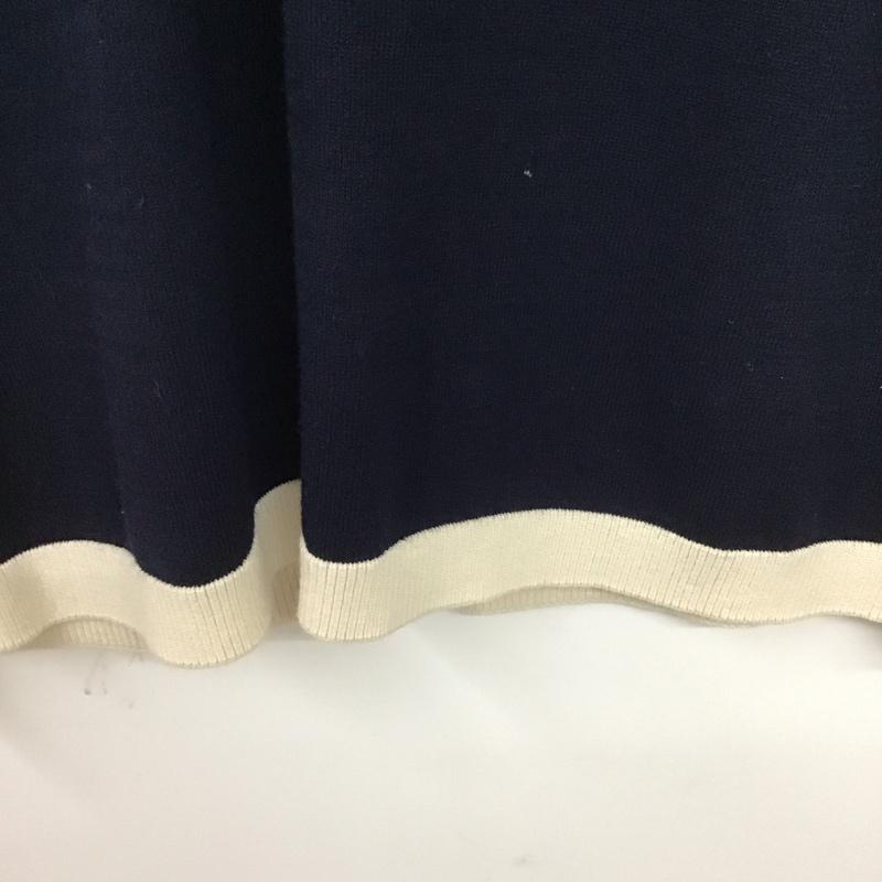 ザラ ZARA ワンピース ミニスカート S 無地 紺 / ネイビー /  レディース USED 古着 中古 10133687