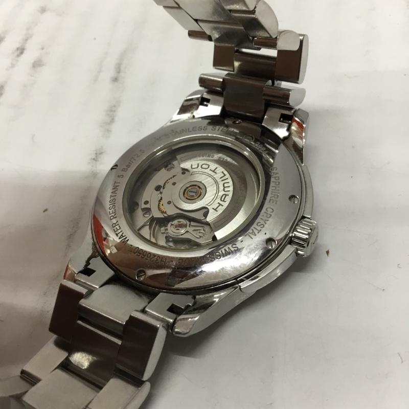 ハミルトン HAMILTON 腕時計 アナログ(自動巻き) H326650 ジャズマスター 箱有 ロゴ、文字 銀 / シルバー / メンズ USED 古着 中古 10106368