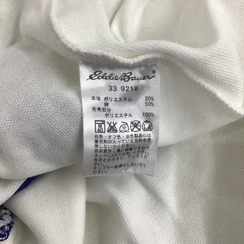 エディーバウアー Eddie Bauer カットソー 半袖 ジップアップ半袖ジャケット 半袖カットソー 半袖スウェット S ロゴ、文字 マルチカラー / マルチカラー /  メンズ USED 古着 中古 10111172