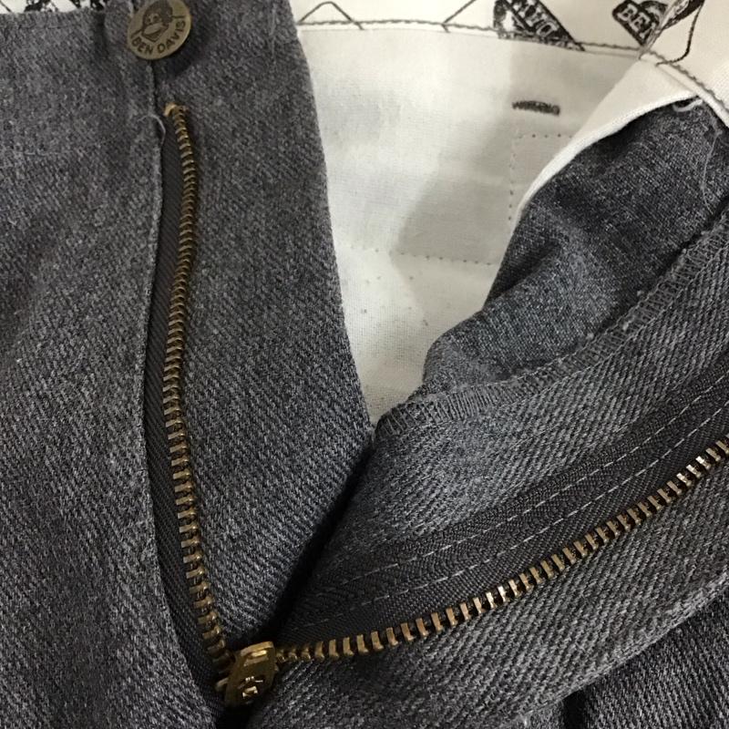 ベンデイビス BEN DAVIS パンツ ワークパンツ、ペインターパンツ 32インチ 無地 灰 / グレー / メンズ USED 古着 中古 10128808