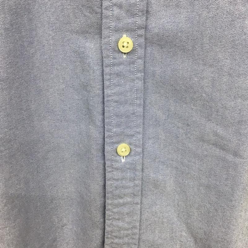ラルフローレン RALPHLAUREN シャツ、ブラウス 半袖 半袖シャツ カラーシャツ 半袖カットソー ボタンダウンシャツ S ロゴ、文字 水色 / ライトブルー / レディース USED 古着 中古 10118599