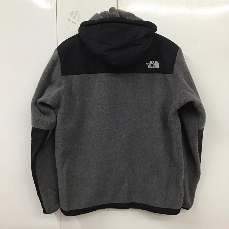 ザノースフェイス THE NORTH FACE ジャケット、上着 ジャケット、ブレザー na72052 デナリフーディ フリースジャケット フリースパーカー M ロゴ、文字 黒 / ブラック / X 灰 / グレー /  メンズ USED 古着 中古 10128695