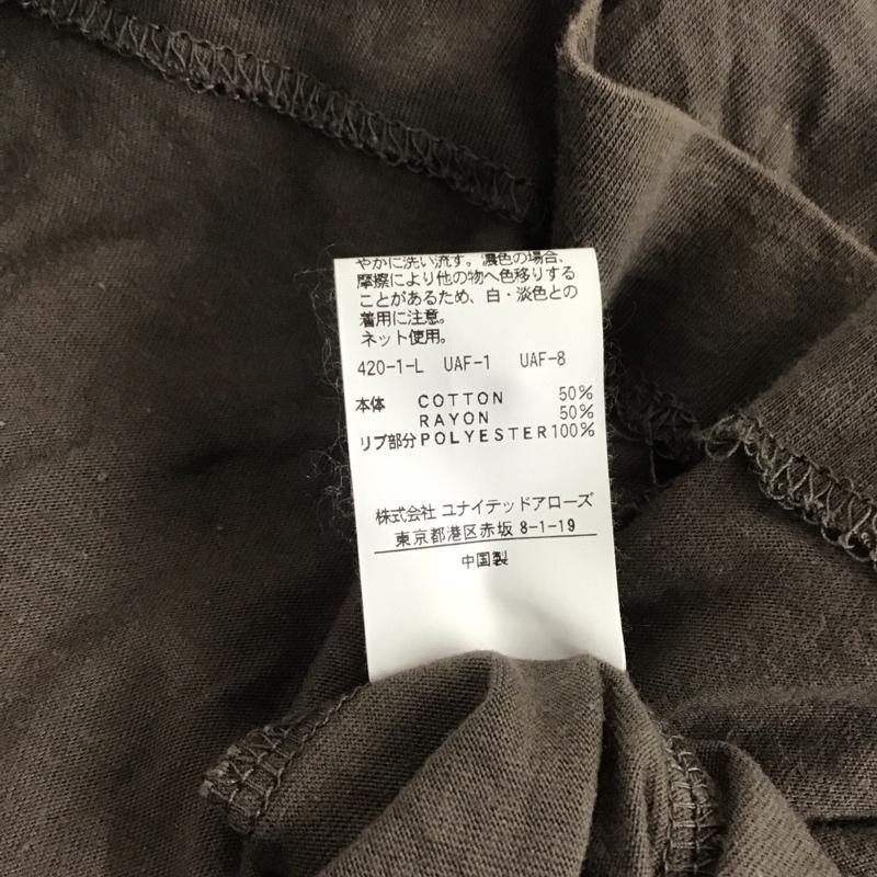 ビューティアンドユースユナイテッドアローズ BEAUTY&YOUTH UNITED ARROWS ポロシャツ 半袖 半袖ポロシャツ カラーシャツ 半袖カットソー L 無地 カーキ / カーキ / メンズ USED 古着 中古 10142587