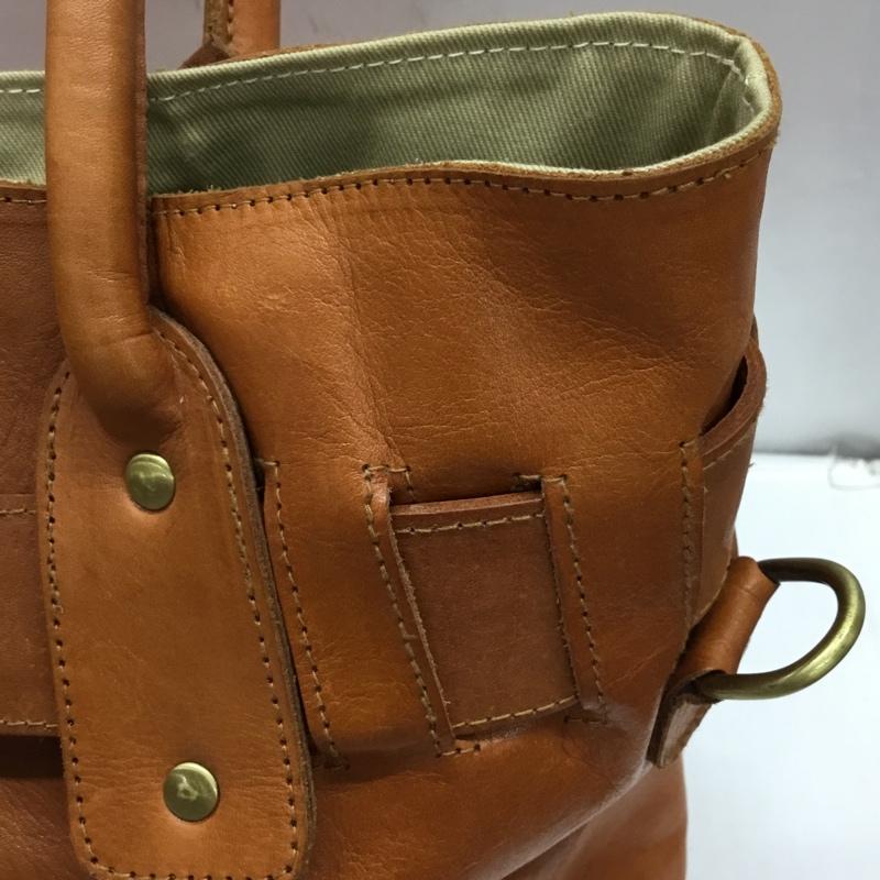 ピークスピーク PEAKS PEAK トートバッグ トートバッグ レザー ショルダー 2WAY 無地 茶 / ブラウン / レディース USED 古着 中古 10107604