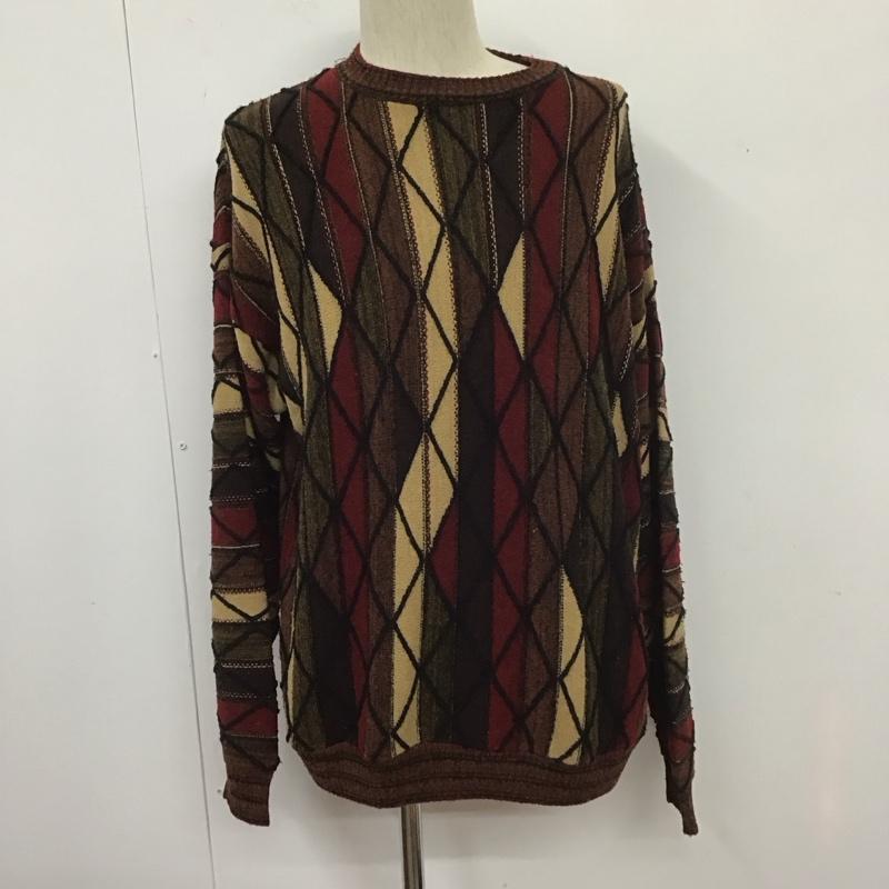 古着 USED ニット、セーター 長袖 Protege クルーネック L マルチカラー / マルチカラー / メンズ USED 古着 中古 10107652