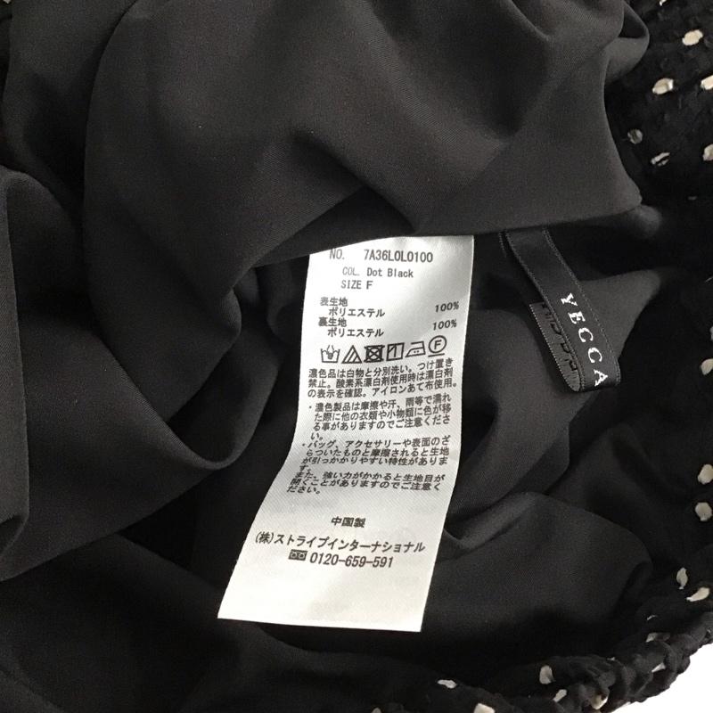 イェッカヴェッカ YECCA VECCA スカート ロングスカート 7A36L0L0100 アソートロングフレアスカート FREE ドット 黒 / ブラック / レディース USED 古着 中古 10142910
