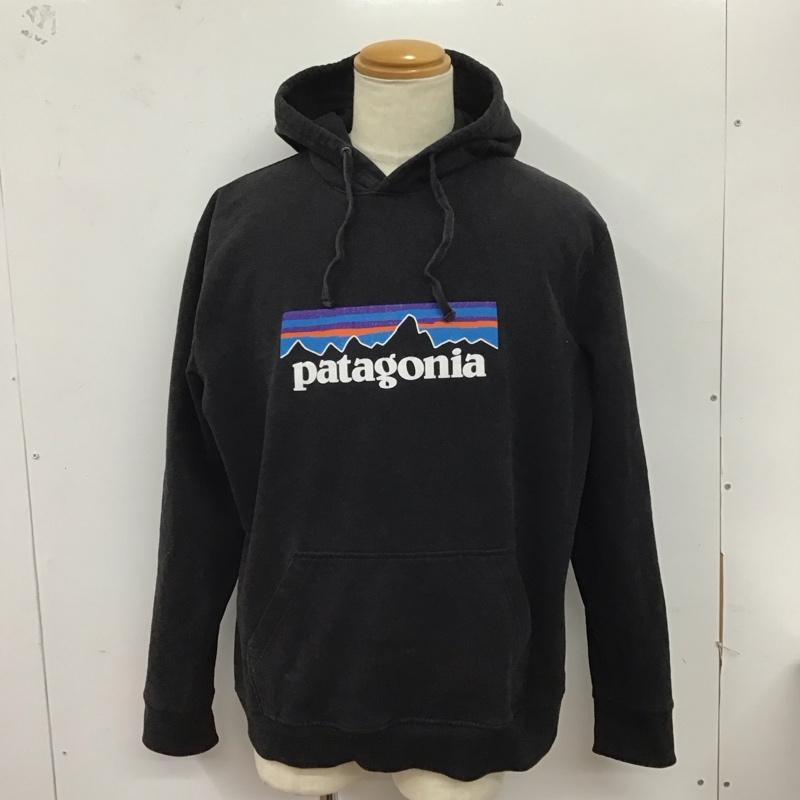 パタゴニア patagonia パーカー 長袖 長袖パーカー プルオーバーパーカー スウェット XL ロゴ、文字 黒 / ブラック /  メンズ USED 古着 中古 10125099