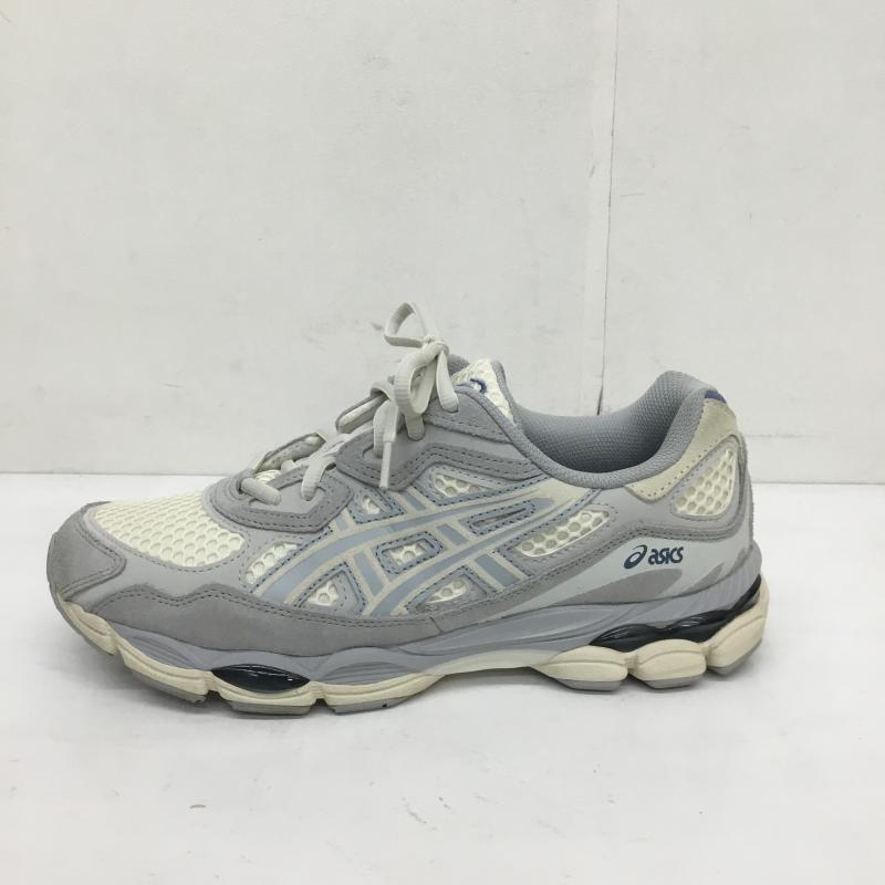 アシックス ASICS スニーカー スニーカー 1203A372-600 GEL-NYC 26.5cm ロゴ、文字 灰 / グレー / X オフホワイト / オフホワイト / メンズ USED 古着 中古 10118272