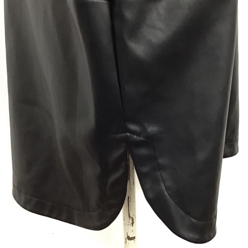 ザラ ZARA ジャケット、上着 ジャケット、ブレザー 3427 790 800 フェイクレザー シャツジャケット XS 無地 黒 / ブラック / レディース USED 古着 中古 10118454