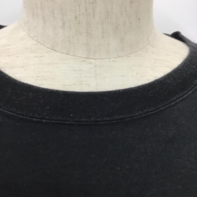 グラム glamb カットソー 長袖 長袖カットソー クルーネックカットソー 長袖Tシャツ ロングスリーブカットソー 4 ロゴ、文字 黒 / ブラック /  メンズ USED 古着 中古 10111098