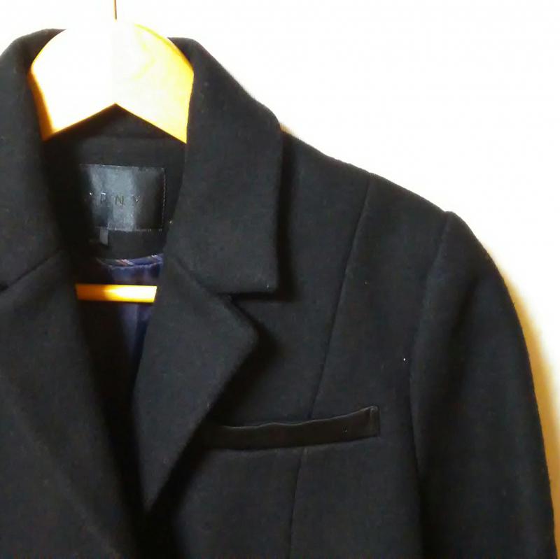ボルニー BORNY コート コート一般 S 無地 黒 / ブラック / レディース USED 古着 中古 10013162