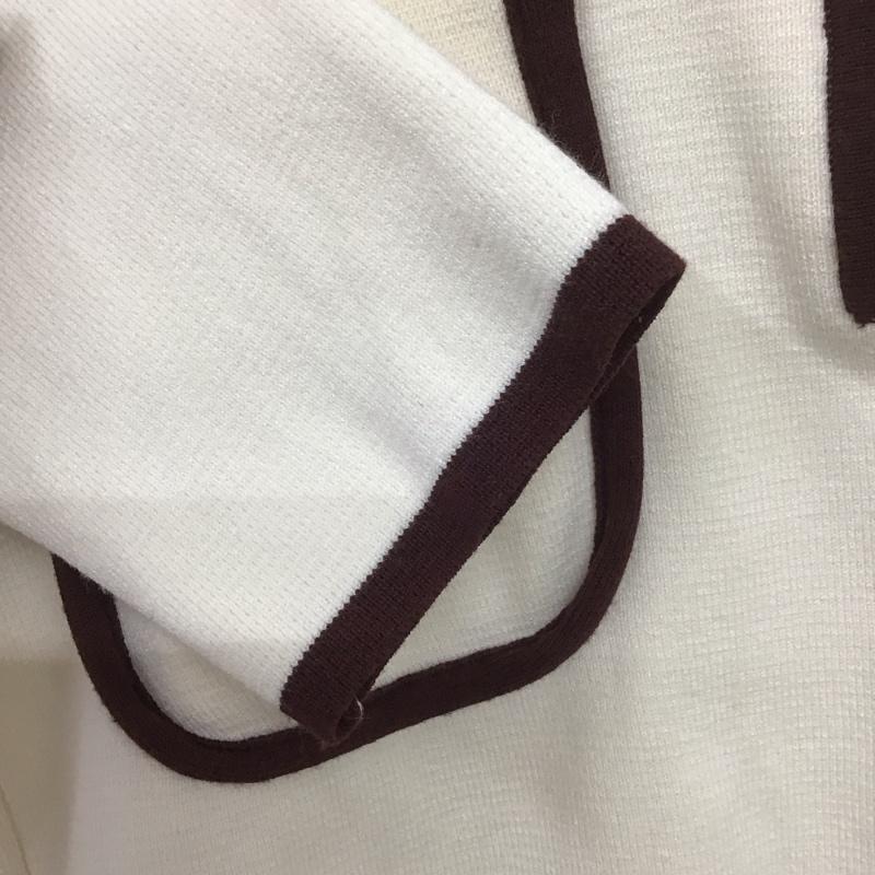 ザラ ZARA ニット、セーター 半袖 S 無地 白 / ホワイト / レディース USED 古着 中古 10139379
