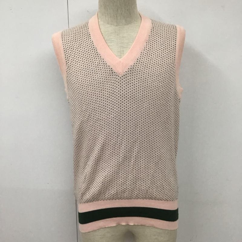 ユナイテッドアローズ UNITED ARROWS ベスト ベスト ニットベスト ノースリーブカットソー セーター Vネックカットソー M 総柄 緑 / グリーン / X 桃 / ピンク / メンズ USED 古着 中古 10111641