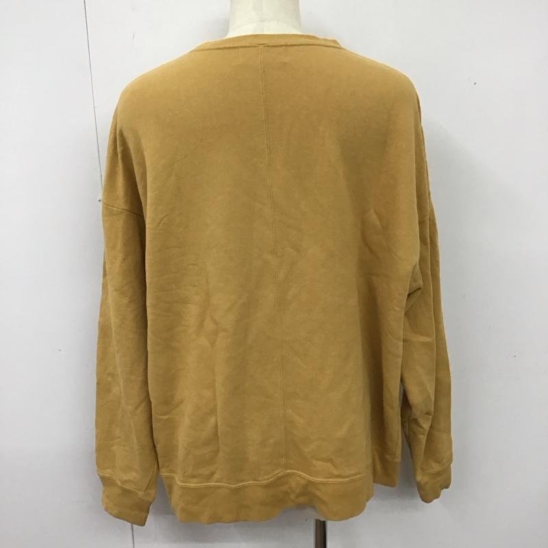レリュームジャーナルスタンダード relume Journal Standard トレーナー 長袖 23-070-464-6000-1-0 クルーネックリブスウェット L 無地 マスタード / マスタード /  メンズ USED 古着 中古 10118333