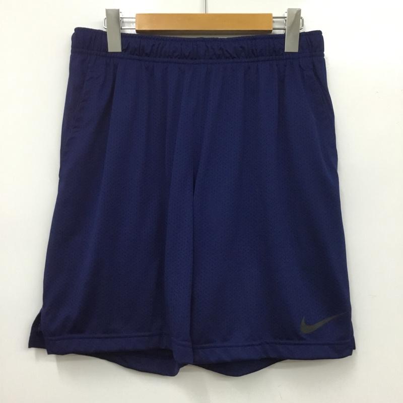 ナイキ NIKE パンツ ショートパンツ 927546-478 MNSTR Mesh Short 4.0 MNSTR メッシュ ショート L 無地 X ロゴ、文字 紺 / ネイビー / メンズ USED 古着 中古 10135016
