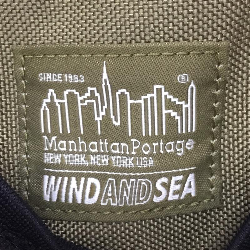 マンハッタンポーテージ Manhattan Portage ショルダーバッグ ショルダーバッグ Cobble Hill Bag WIND AND SEA ロゴ、文字 カーキ / カーキ / メンズ USED 古着 中古 10112854